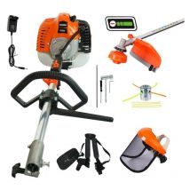 Sakawa - Débroussailleuse 52,7cc Démarrage de la batterie semi-professionnelle