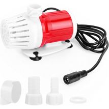 Dc 12V 20W Submersible Pump, Portable Aquarium Water Pump, 1200L/h High Flow Pumps, Amphibious Pump for Home Pond Fish Tank Fountain