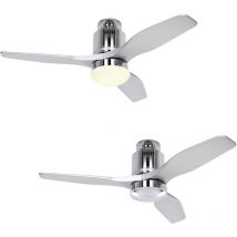 DC Ceiling Fan Aerodynamix Eco 112 CH / Silver