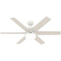 Dc Ceiling Fan Arete White with Lights & Remote