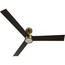 DC Ceiling Fan Climate IV Brass with LED & Remote