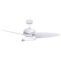 Ventilator Dc Cross 30w White 3 Blades White/Beech 6vel. 3 Farben 3250lm132d Fernbedienung, Speicher & Timer - Fabrilamp