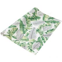 Fablon - DC-Fix Liva Leaf Green Self Adhesive Film Modern Sticky Back Vinyl 2m x 67.5cm