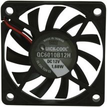 QC6010B12H Axiallüfter 12 v/dc 25.74 m³/h (l x b x h) 60 x 60 x 10 mm - Quickcool