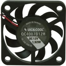 QC4007B12H Axiallüfter 12 v/dc 10.82 m³/h (l x b x h) 40 x 40 x 7 mm - Quickcool