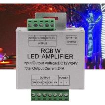 Dc12–24 V Rgbw-signalverstärker Mit 4 Kanälen, Ausgangsschaltung Mit Aluminiumgehäuse, Led-streifen-controller Mit 4 Kanälen Für Rgbww-led-streifen