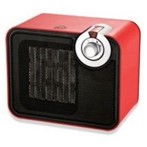 Dcg Eltronic Sa9107 Stufetta Elettrica Nero, Rosso 1500 W Radiatore