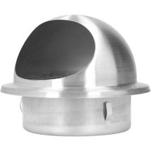 Missdong - 80 Extracteur Externe En Acier Inoxydable Évent Externe Réutilisable Sortie De Ventilation D'Air Ronde Pour La Cuisine