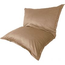 Deco Arts - Pouf intérieur xxl Housse en velours beige 190x155cm