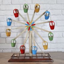 Antic Line Créations - Déco grande roue manège 33x41cm - Multicolore