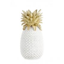 Webmarketpoint - Décoration Ananas Surabaya Blanc H49,5