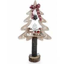 Décoration de Noël en bois rustique Xmas Tradi