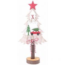 Décoration de Noël en bois sapin Xmas Tradi
