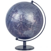 Signes Grimalt - Décoration Globe Terrestre Noir et gris
