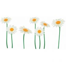 Décoration murale adhésive marguerites