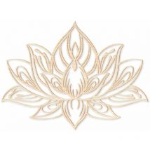 Décoration murale en bois Lotus