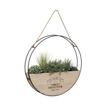 Décoration Murale à Suspendre 'Plante' 44cm Naturel