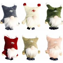 Décorations de Noël pour Sapin,De Noël Poupée Scandinave Suédoise Père Noël Décoration d'arbre De Noël suédois en Peluche scandinave Noël Santa