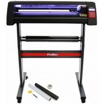 PixMax Découpe de vinyle 72 cm led - Plotter, Découper, Création T-Shirt, Autocollant, Personnalisation [12 SignCutPro2, Pack Outils pour Découpage&