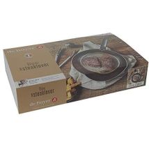 Box Teaklover Mineral B 26 – Padella con pinze in legno di teak – Ideale per arrostire carne e verdure