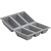 Moule pour 6 mini cake en silicone elastomoules - De Buyer