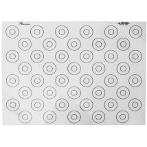 Tapis à macarons en silicone 40x30 cm - De Buyer
