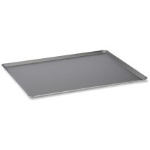 De Buyer Teglia Antiaderente Con Bordi Svasati In Alluminio, Lunghezza Cm 60, 8161.60, Grigio Scuro, 60 Cm X 40 Cm