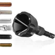 D'ébavurage Externe Fraise Métal, 3 à 20 mm Ebavureur Réparer Les Vis, Ebavureur Tige Métallique Filetée, Outils pour Réparation de L'acier, du