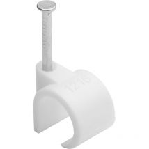 Debflex - 700412 - Grapas para Cable ø 12 a 16 mm Blanco Bolsa de 25