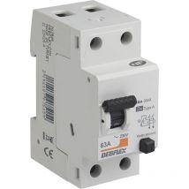 707515 - Interruptor Diferencial 2P 30MA 63A 2 Módulos Tipo a - Debflex