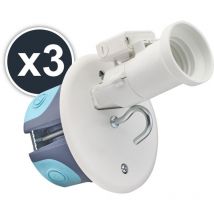 Bte plafond stopair D67 P50 dcl + douille E27 + Fiche dcl - 718622 - Debflex