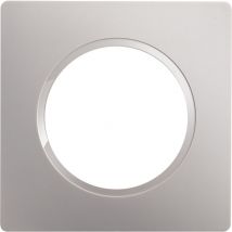 Casual evo plaque de finition 1 poste gris platine - Debflex