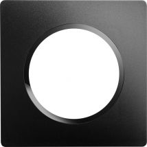 Casual evo plaque de finition 1 poste noir intense - Debflex