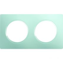 Casual evo plaque de finition 2 postes vert d'eau - Debflex