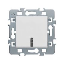 Debflex - Casual Mécanisme Vv Avec Voyant Cache Blanc Support Métal