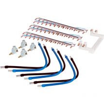 Debflex - kit cablage 2 rangees pour disjoncteur VIS(4PEIGNES,2 BORNES,6 cables) - 707747