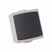 Interrupteur va et vient étanche gris