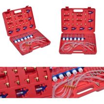 Vidaxl - Débimètre pour injecteur commun diesel avec jeu d'adaptateurs - Kit Débimètre Injection Diesel - Outil Diagnostic Voiture - Tester Injecteur