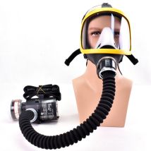 Débit d'air constant électrique alimenté Masque à gaz facial complet Système respiratoire Masque respiratoire de protection Dispositif de sécurité