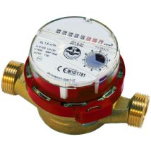 Powogaz - 3/4' Inch (1') 4 M3/h Débitmètre D'Eau Chaude Haute Qualité Couleur Rouge