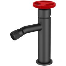 Sea-horse - Robinet Bidet Noir Loftea Noir + Red