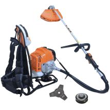 Débroussailleuse Thermique 51,6 Cm3 2,0 Chevaux – Tête De Coupe Tap'n Go – Poignée Ergonomique – Pour Terrains Accidentés – Brumar