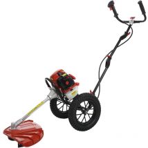 Suricut - Débroussailleuse à roues thermique semi-professionnelle, 51.7 cm3, 1.8 cv