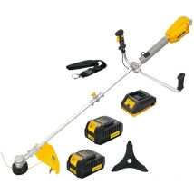 Nemura - Débroussailleuse sur batterie 40V - l: 43cm + Fil + Lame + 2 Batteries 4Ah + Chargeur Rapide