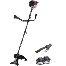Scheppach - Débroussailleuse Thermique BCH3300PB - 2en1 - Rotofil - Moteur 2T de 32,6cm³ - Guidon réglable et Ergonomique - Largeur de Coupe