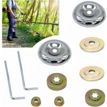 GABRIELLE Debroussailleuse Universelle Kit de Fixation d'écrou Accessoires de Débroussailleuse Pièces de Tondeuse Gazon Accessoire de Rechange 10