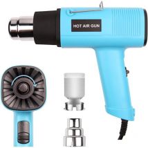 Centifree - Décapeur Thermique Professionnel 1200W, Pistolet à Air Chaud 60-500°C Température Réglable, 2 Débit d'air, Protection de Surcharge, Noyau