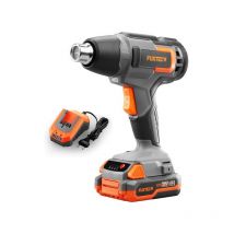 Decapeur thermique batterie Fuxtec FX-E1HLP20 - 20V 550 degrés c, débit 200L/min - Set batterie et chargeur 2,4A