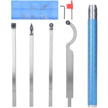 Decdeal - 12pcs/Set hoher Härte Metall Drehdrehen Drehwerkzeugkit Bohrstangenhalter für die Verarbeitung von Stahlteilen Handheld Holzbearbeitung