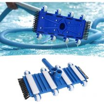 Decdeal Schwimmbad-Staubsaugerkopf mit Bürste, PVC, 14-Zoll-Reinigungsaufsatz, Ersatzset für Reinigungszubehör